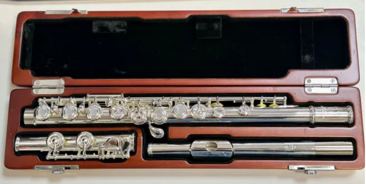 SG SIMONE GINANNESCHI SF01 RCE FLAUTO TRAVERSO ARGENTATO FORI APERTI