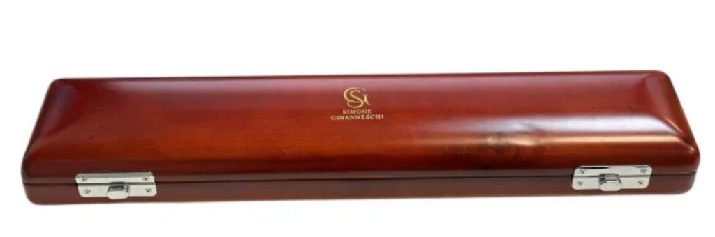 SG SIMONE GINANNESCHI SF03 FLAUTO TRAVERSO CON CORPO E TESTATA IN ARGENTO DISCENDETE AL SI