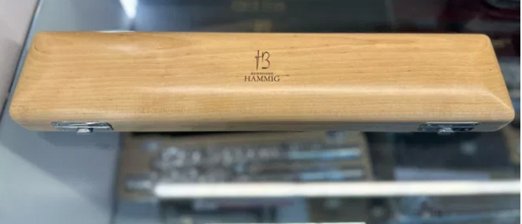 BERNHARD HAMMIG FLAUTO TRAVERSO ARGENTATO DISCENDENTE AL SI B1278