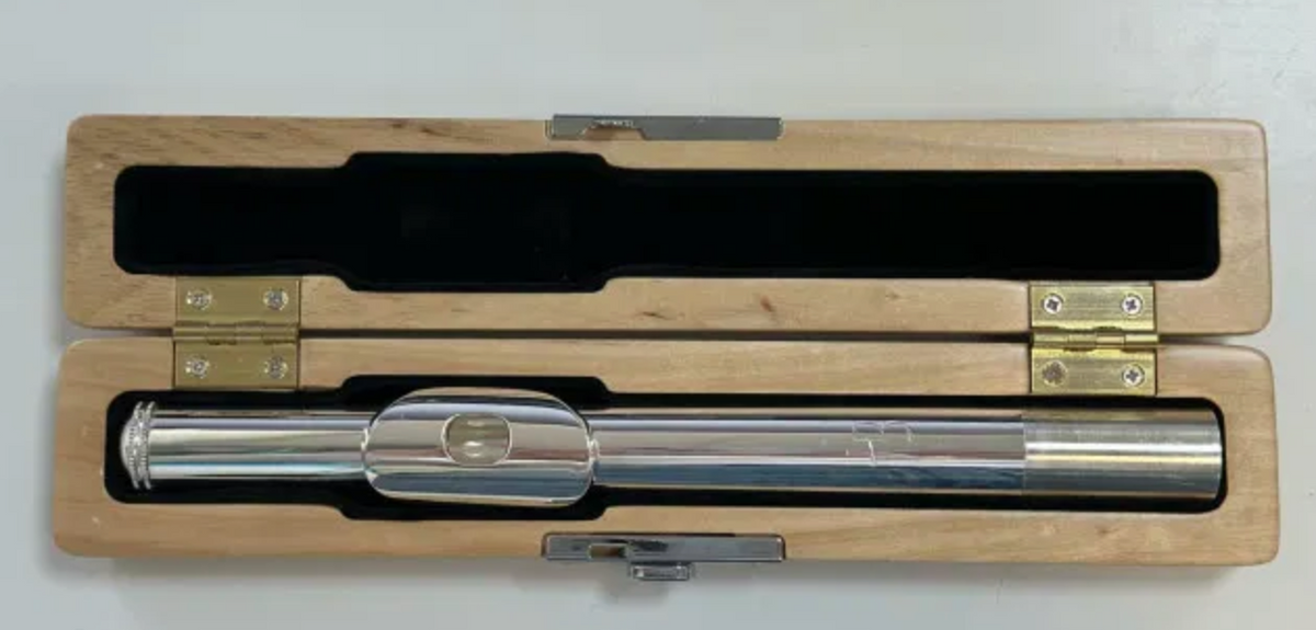 BERNHARD HAMMIG TESTATA IN ARGENTO PER FLAUTO TRAVERSO